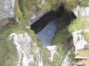 Ice in Mahoosuc Notch