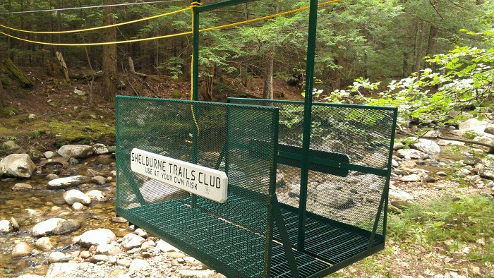 The cable car is ready for passengers.