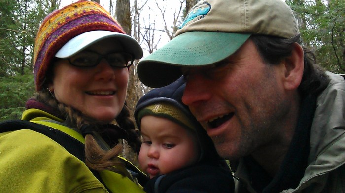 A family photo along the trail.