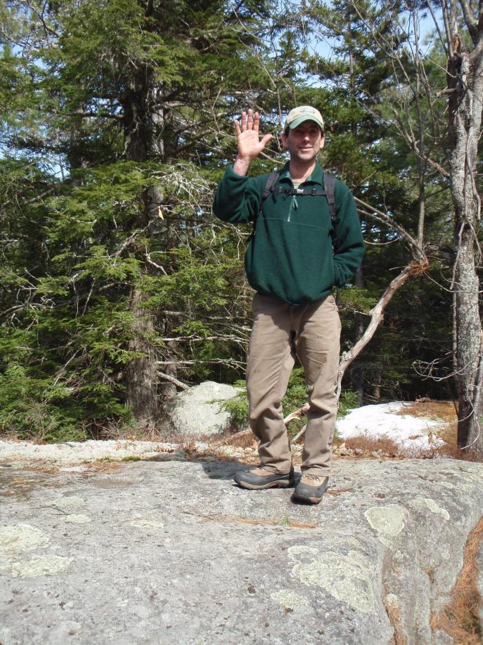 Andrew at the summit.