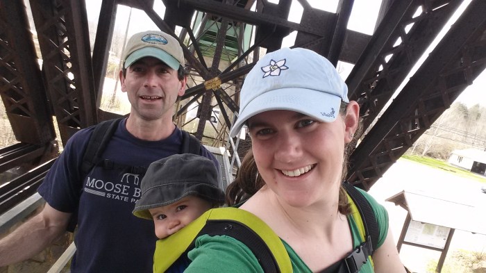 We stop for a quick picture on the bridge.