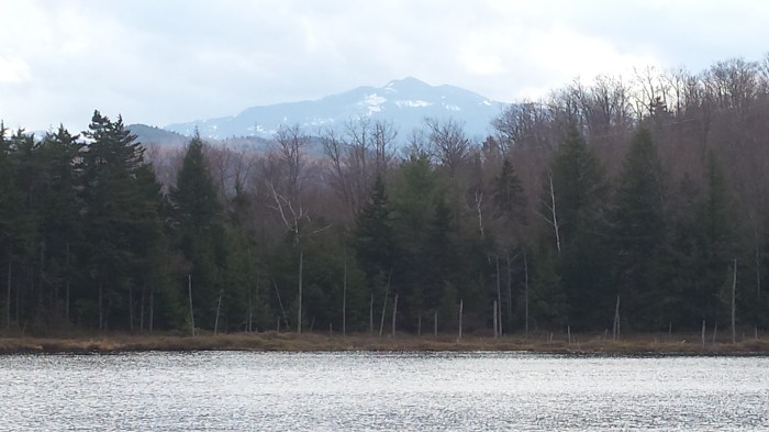 A lovely mountain view from Mascot Pond.