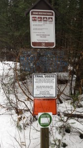 The start of the trail.