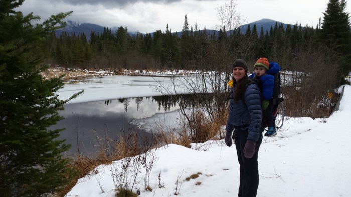 Lindsay and Alden pose for a scenic picture.