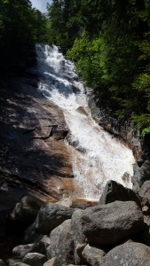 The second tallest waterfall in New Hampshire - 100 feet.  