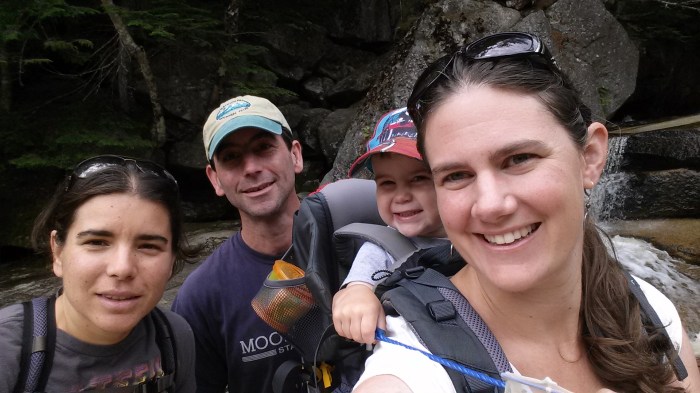 Group shot at the cascades.